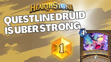 Questline Druid Is Still Tier 1 Wild Hearthstone Audiopocalypse