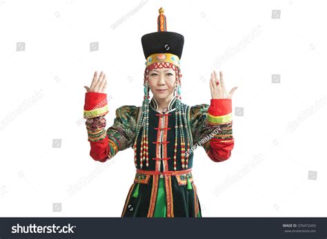 Woman Dancing National Buryat Dance Yokhor Stock Photo 376472443 | Shutterstock