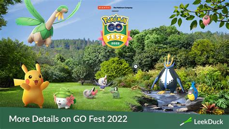 Leek Duck On Twitter Pokémon Go Fest Will Feature Four Themed