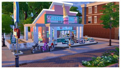 My Sims Blog Freezer Bunny Ice Cream Stand And Objects By Simdoughnut