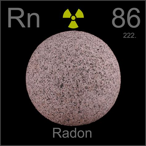 Sample Of The Element Radon In The Periodic Table