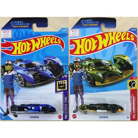 Hot Wheels Hyperfin Fantasy Daredevils Screen Time Fast And Furious Spy Racers Shopee Malaysia