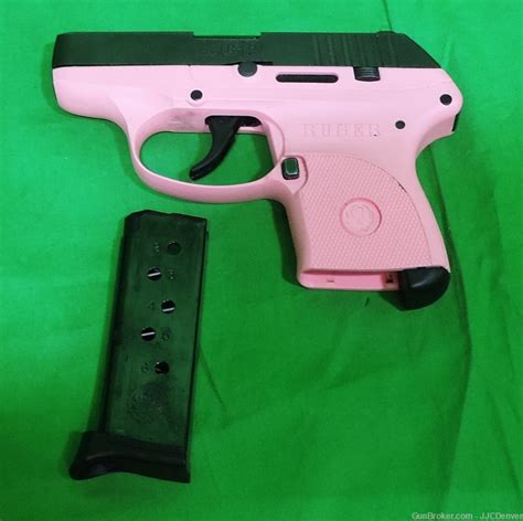 Ruger Lcp 380acp Centerfire Pistol With Pink Grip Frame Semi Auto Pistols At