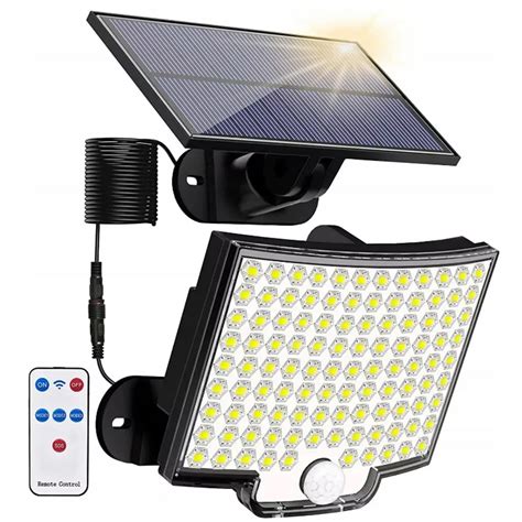 Lampa Solarna Zewnetrzna Solarny Led Pilot Scienny Solar Mocny