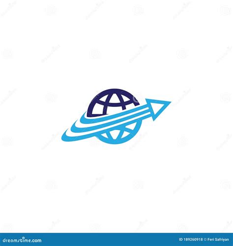 Global Arrow Vector Icon Stock Illustration Illustration Of Business