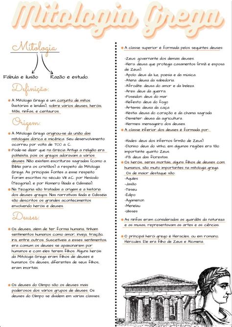 Mapas Mentais Sobre Mitologia Grega Study Maps