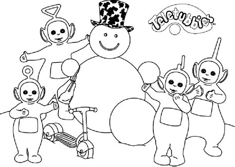 Teletubbies Coloring Games - Coloring Home