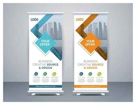 Conjunto De Modelos De Banner Profissional Limpo E Moderno Para Enrolar