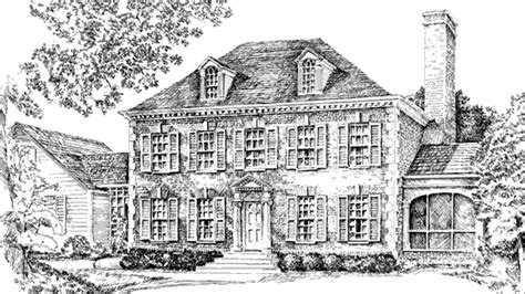 Federalgeorgian House Plans Southern Living House Plans