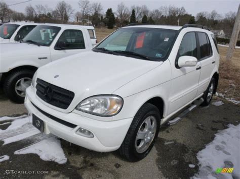 2002 Alabaster White Mercedes Benz ML 320 4Matic 91092255 Photo 11