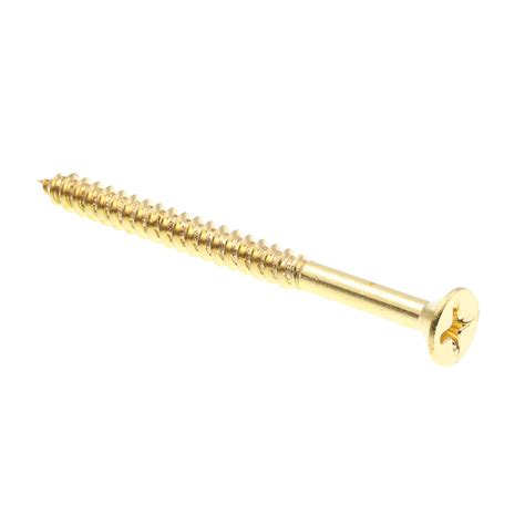9035869 Wood Screws Flat Head Phillips Drive 10 X 2 12 In
