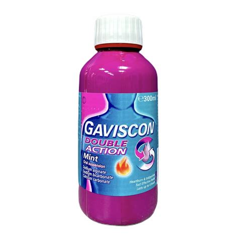 Gaviscon Double Action Liquid Aniseed 300ml Gaviscon Double Action