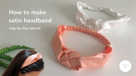 Diy Turban Headband Tutorial How To Make Satin Braid Headband Youtube