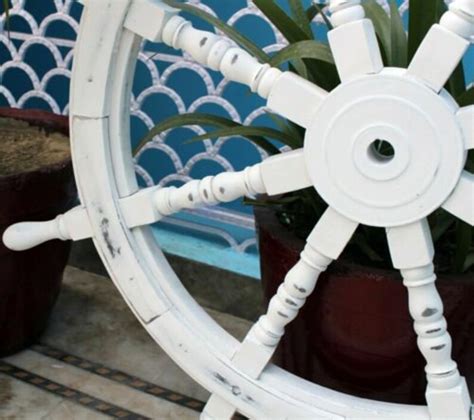 36 Handcrafted Distress Gaston Turcotte Ship Wheel Etsy