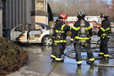 Officers Save Woman From Fiery Car Crash At Indianapolis Church