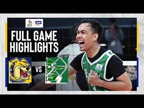 Nu Vs Dlsu Full Game Highlights Uaap Season Men S Volleyball