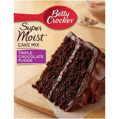 Betty Crocker Super Moist Cake Mix Triple Chocolate Fudge Home Baking Gomartpk