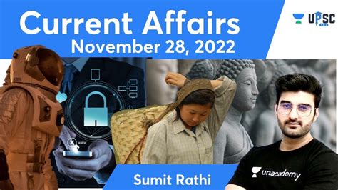 Daily Current Affairs In Hindi Nov Sumit Rathi Upsc