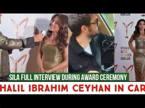 Sila Turkoglu Full Interview During Award Ceremony Halil Ibrahim