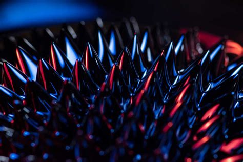 Abstract Macro Photography With Ferrofluid