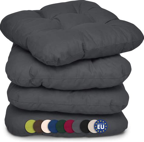 Beautissu Lisa Set De 4 Coussins 40x40 Cm Coussin De Chaise Dextérieur Et Dintérieur 40x40