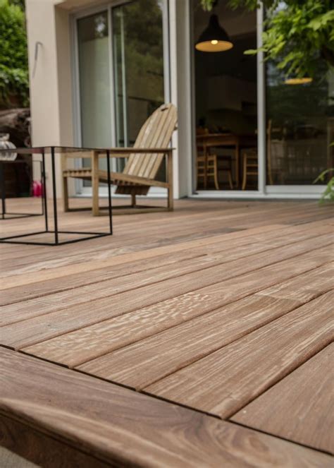 Idées terrasses bois et composite Terrasse en bois exotique La