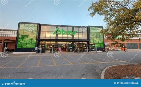 Sobeys Grocery Store Sign Editorial Stock Photo Image Of Commercial