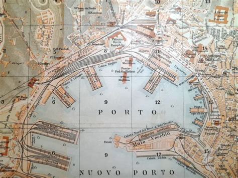 Carta Geografica Antica Genova Pianta Della Citt Antique Map Eur