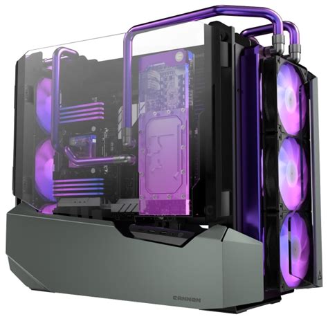 Antec Cannon Gaming Case Vertical Gpu Mount On Front Or Left Side