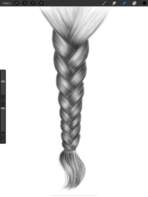 How To Draw A Hair Braid