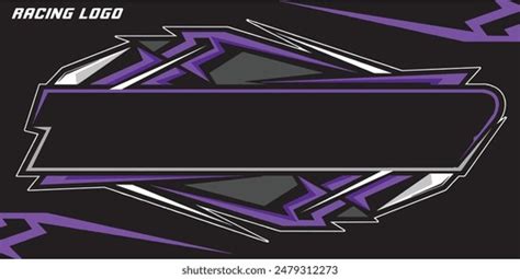 Blank Border Racing Logo Technology Digital Stock Vector (Royalty Free ...