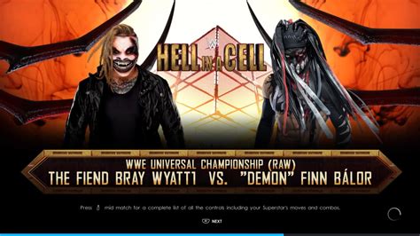 Wwe 2k22 Gameplay The Fiend Bray Wyatt Vs The Demon Finn Balor