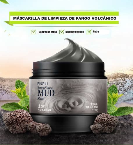 Mascarilla De Lodo Volc Nico Bingju G C Envio Meses Sin Intereses