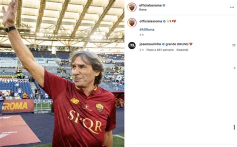 La Roma Omaggia I Campioni Dell 83 Il Commento Di Mourinho Sotto La