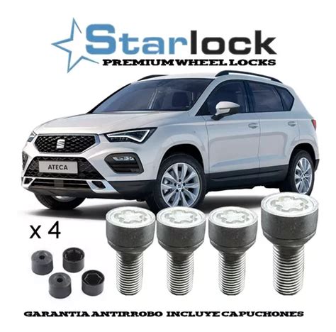 4 Birlos Seguridad Starlock Nuevo Seat Ateca Envío Full Meses sin