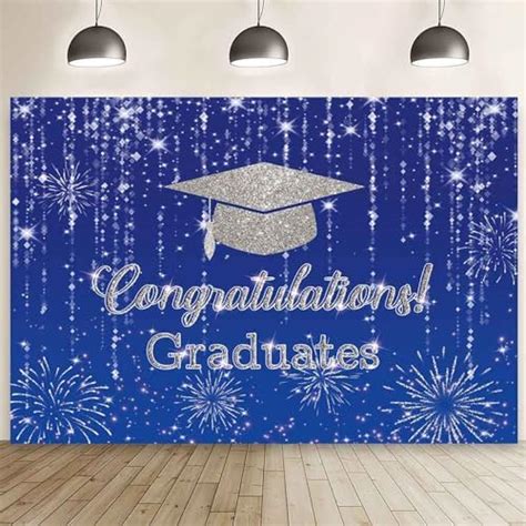 Mehofond 7x5ft Graduation Backdrop Congratulations Graduates Photography Background