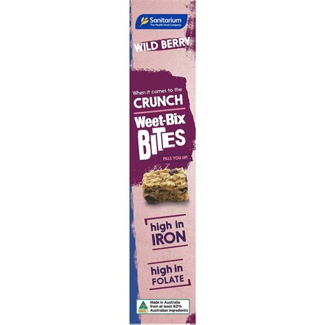 Sanitarium Weet Bix Bites Wild Berry Breakfast Cereal Dinkum