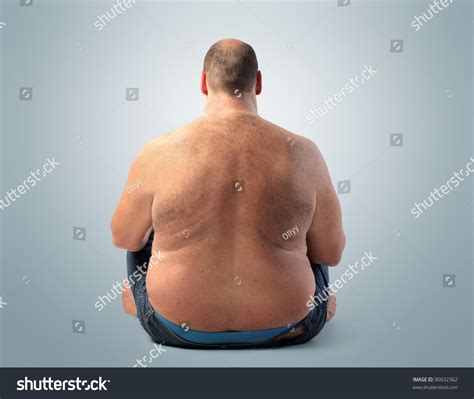 Naked Fat Man Back Images Stock Photos Vectors Shutterstock