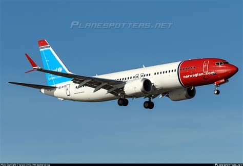 Se Rtd Norwegian Air Sweden Aoc Boeing Max Photo By Varani Ennio