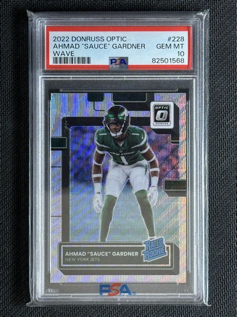 Sauce Gardner Optic Wave Price Guide Sports Card Investor