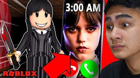 Prinank Ko Si Wednesday Adams Roblox Don T Call At Am Youtube