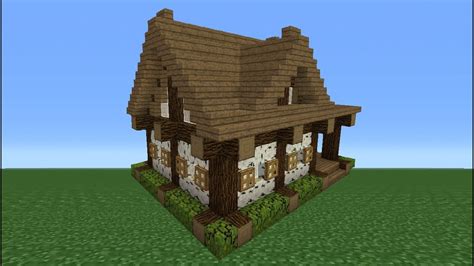 Design 50 of Small Cabin Minecraft | melodies-mine