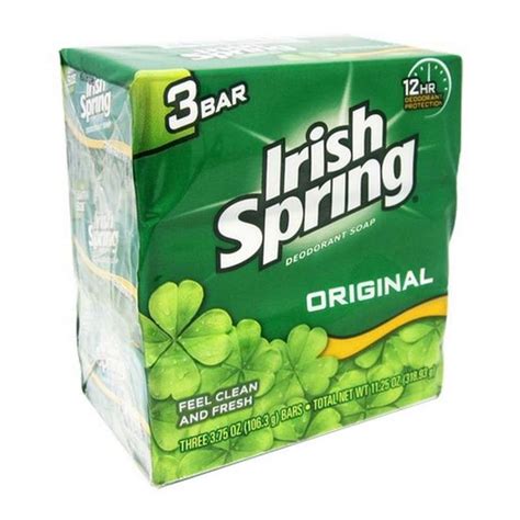 Bulk Irish Spring Bar Soap 3 Pack Deodorant Clean Fresh Scent