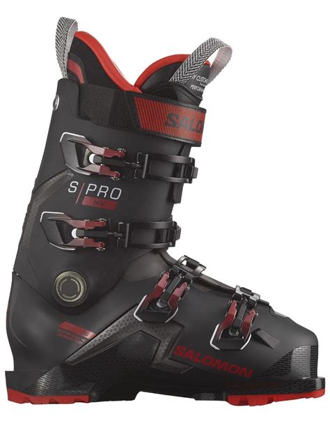 Salomon S Pro Hv Gw Black Red Beluga Chaussures De Ski Homme