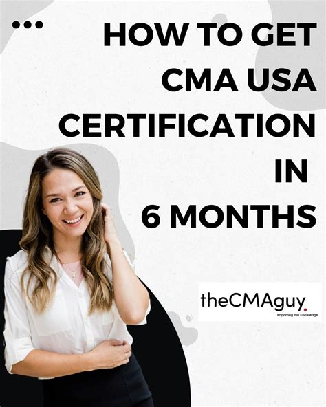 How To Become Cma Usa In Months