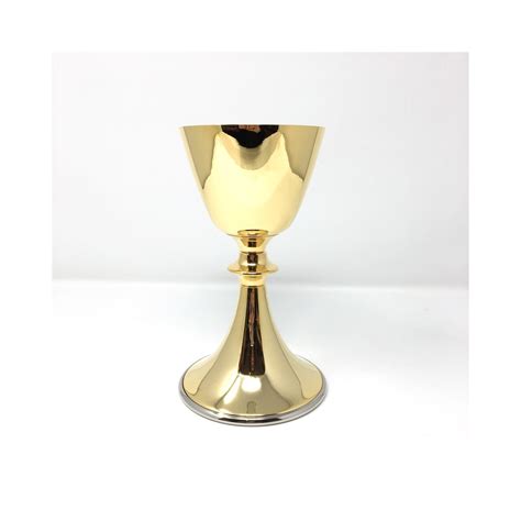 Classic Gilded Brass Chalice Traditional Style