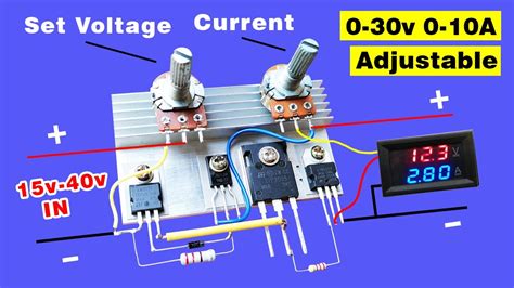 Powerful Voltage And Current Adjustable Power Supply High Power