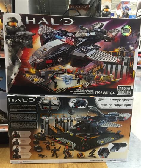 Halo Mega Bloks NMPD Pelican Air Base Set Released! - Halo Toy News