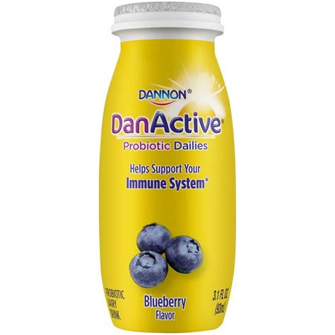 Dannon Danactive Strawberryblueberry Probiotic Yogurt Drink 31 Fl Oz 8 Ct Shipt