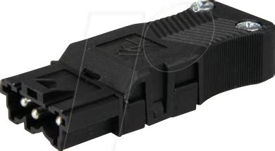 AC 164 STF - 3 SW: Steckverbinder AC 164, Stecker at reichelt elektronik